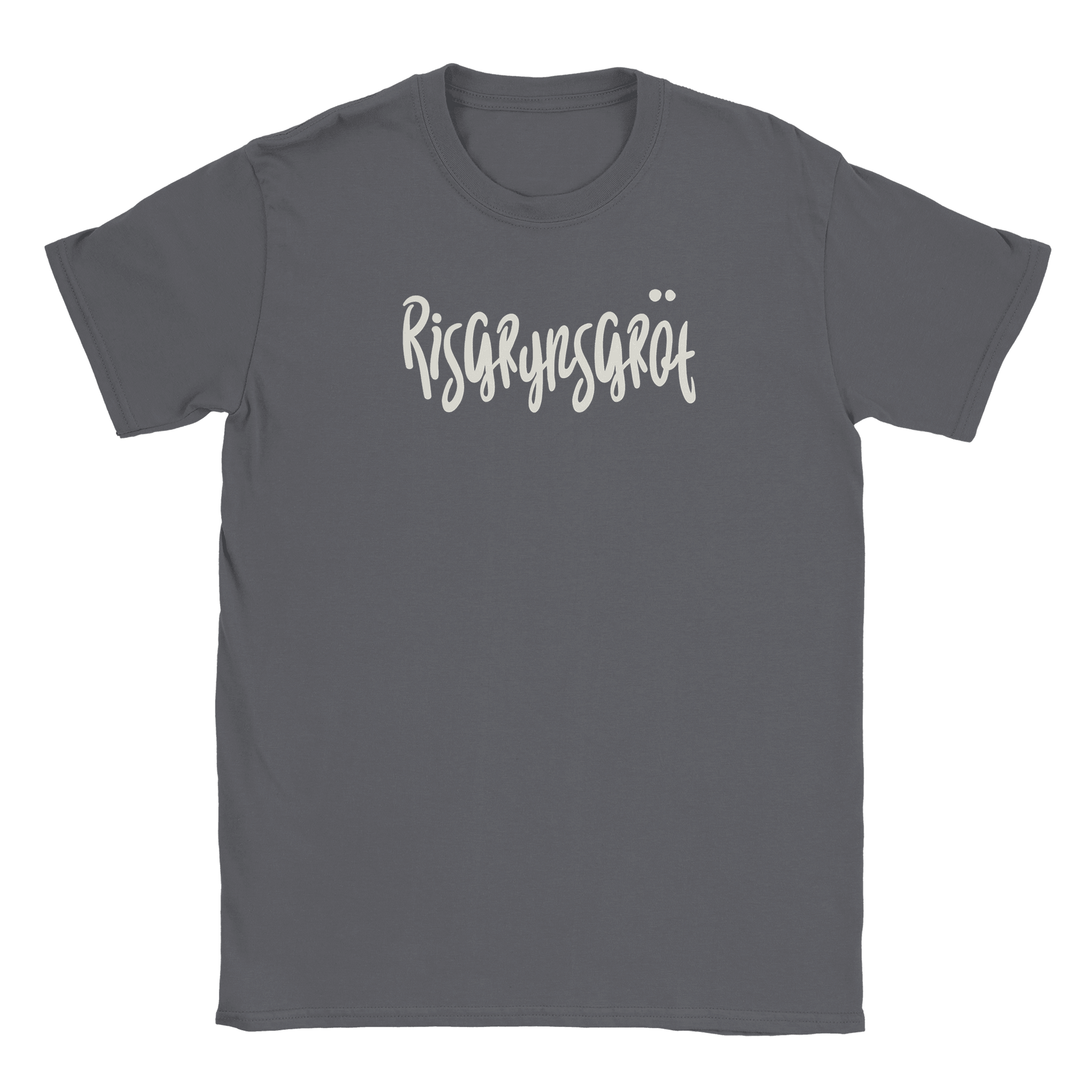 Risgrynsgröt - T-shirt Kolgrå