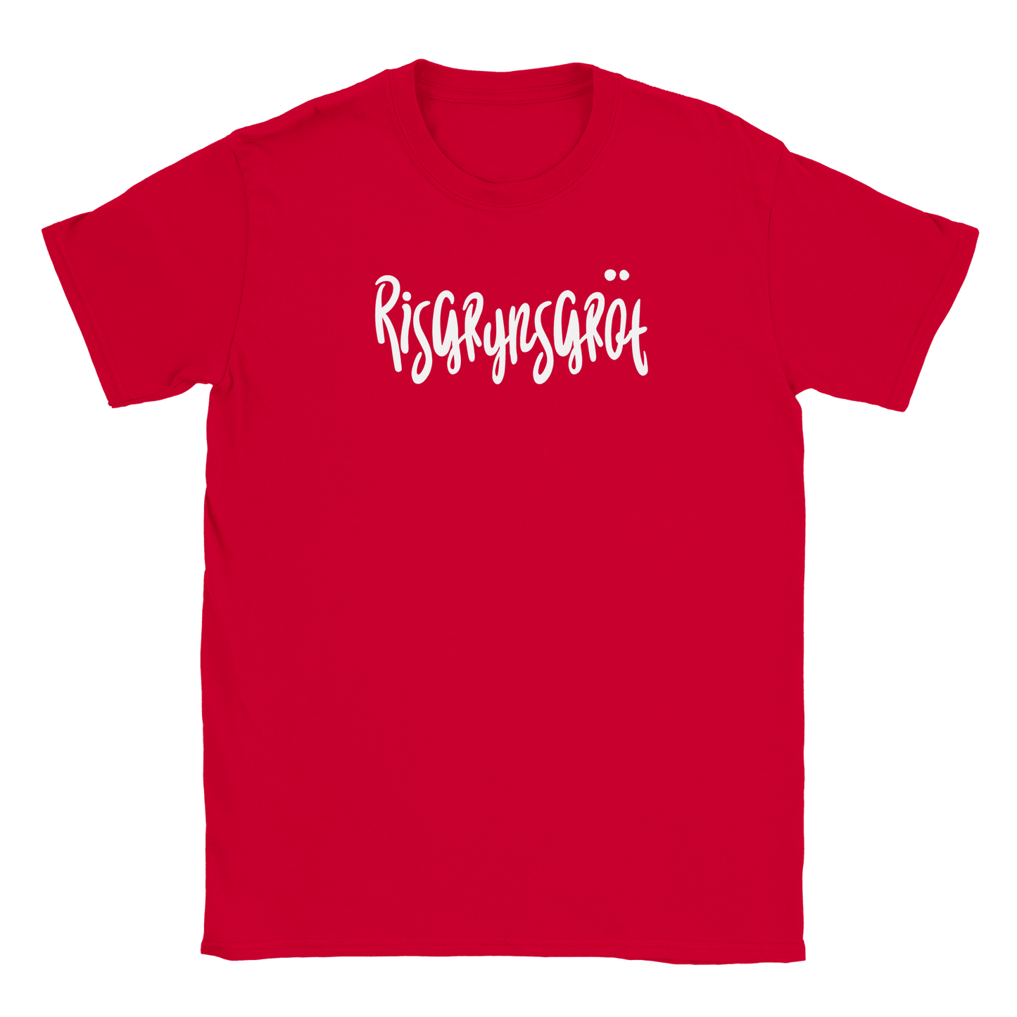 Risgrynsgröt - T-shirt Röd