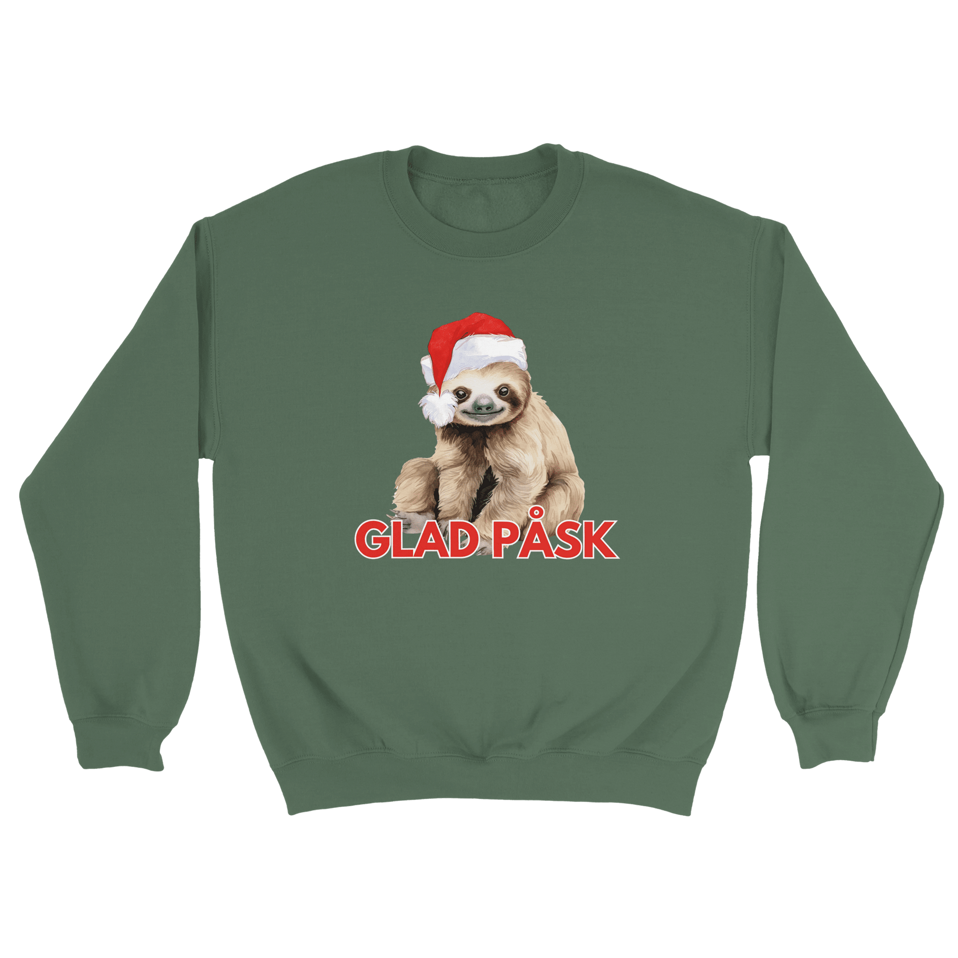 Sengångarens God Jul - Sweatshirt Militärgrön