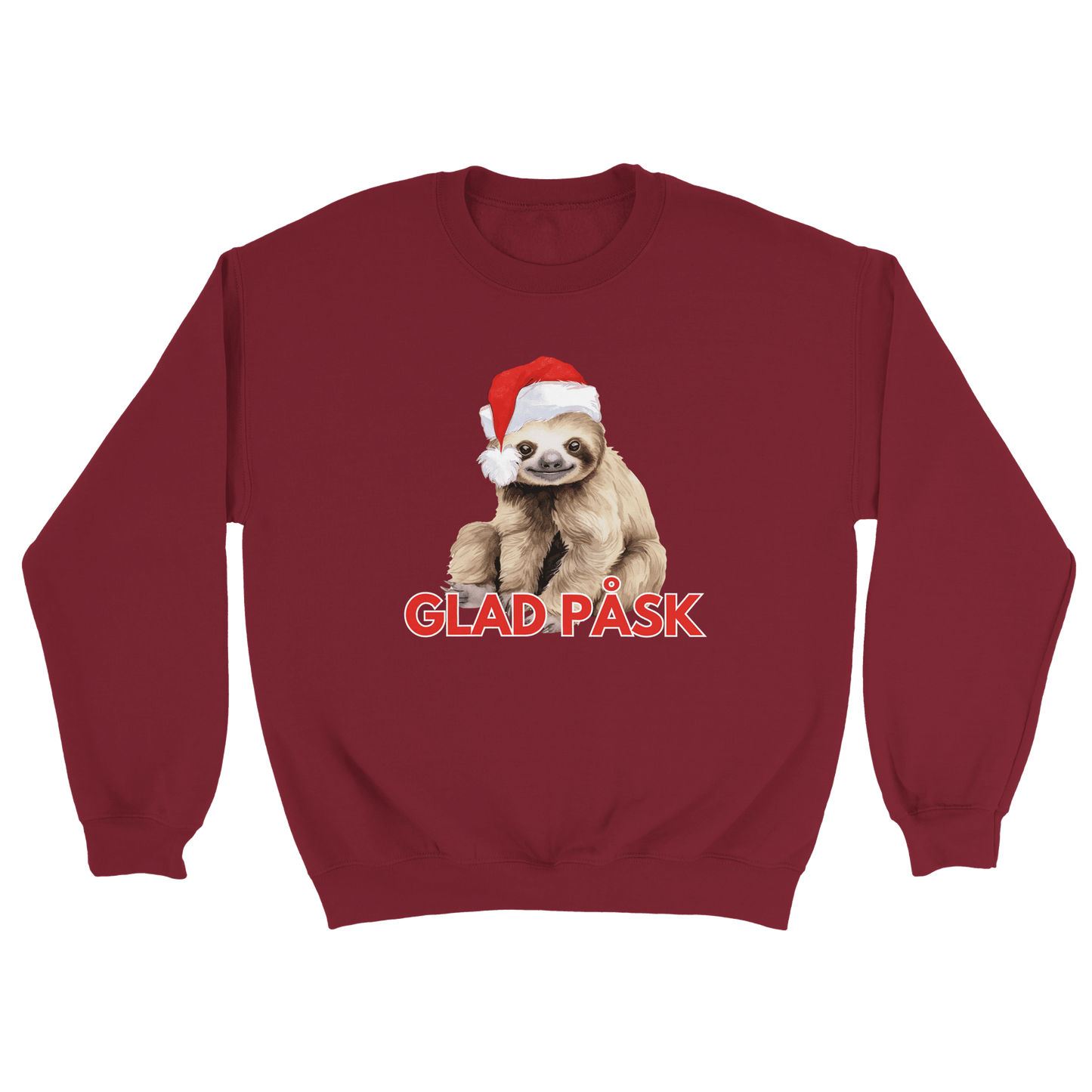 Sengångarens God Jul - Sweatshirt Mörkröd