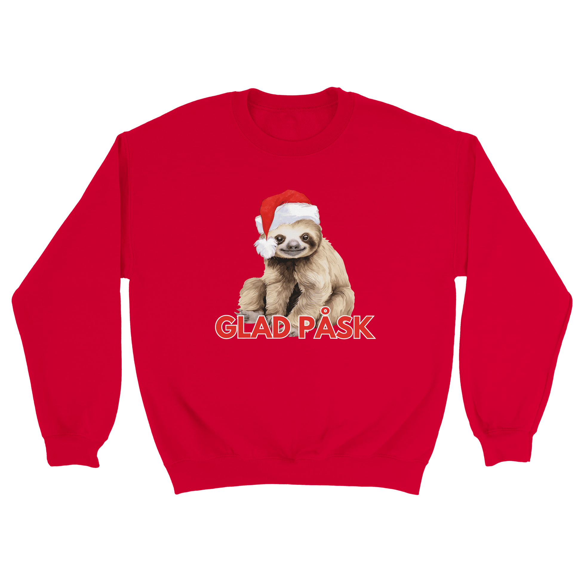 Sengångarens God Jul - Sweatshirt Röd