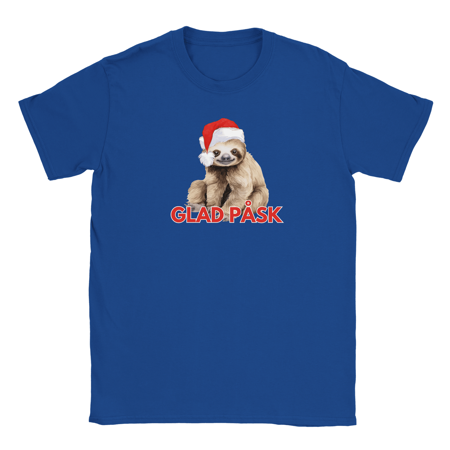 Sengångarens God Jul - T-shirt Blå