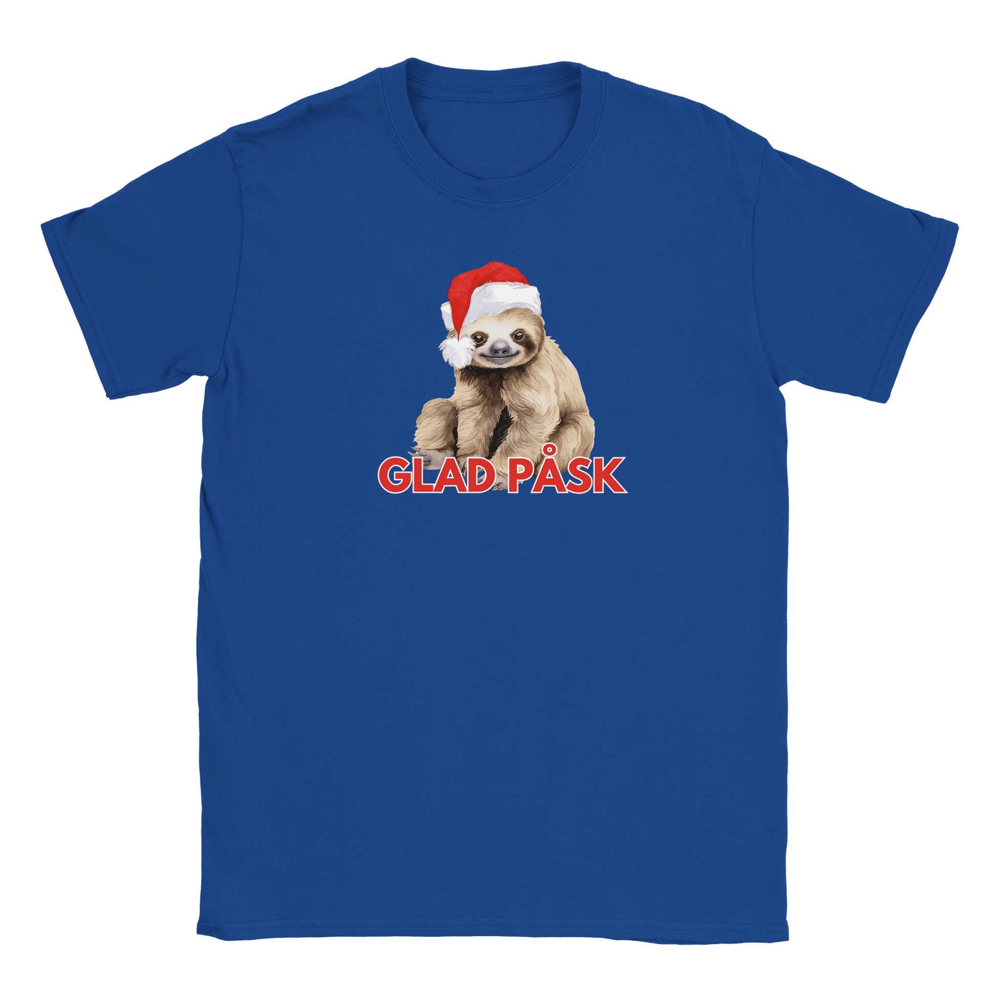 Sengångarens God Jul - T-shirt Blå