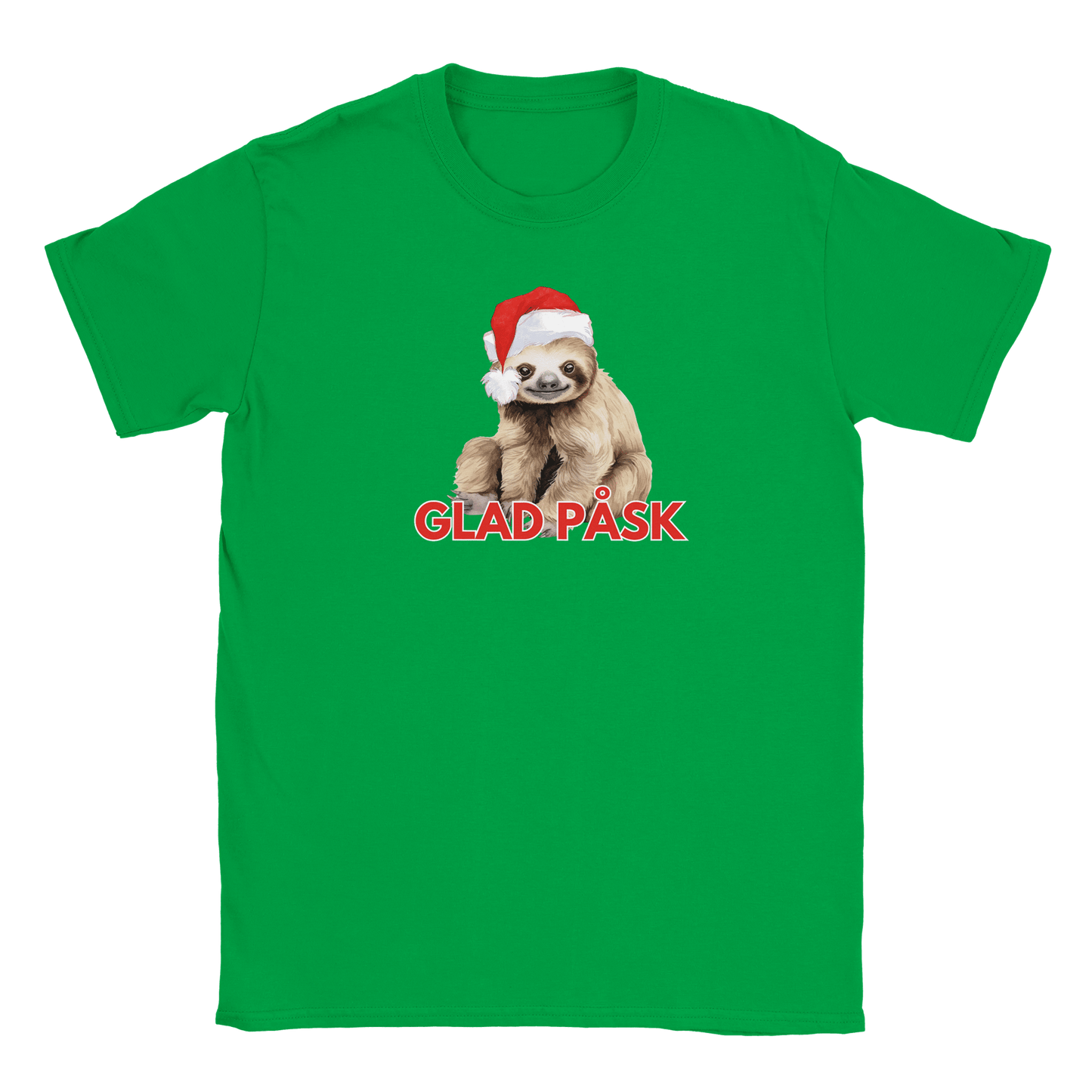 Sengångarens God Jul - T-shirt Grön