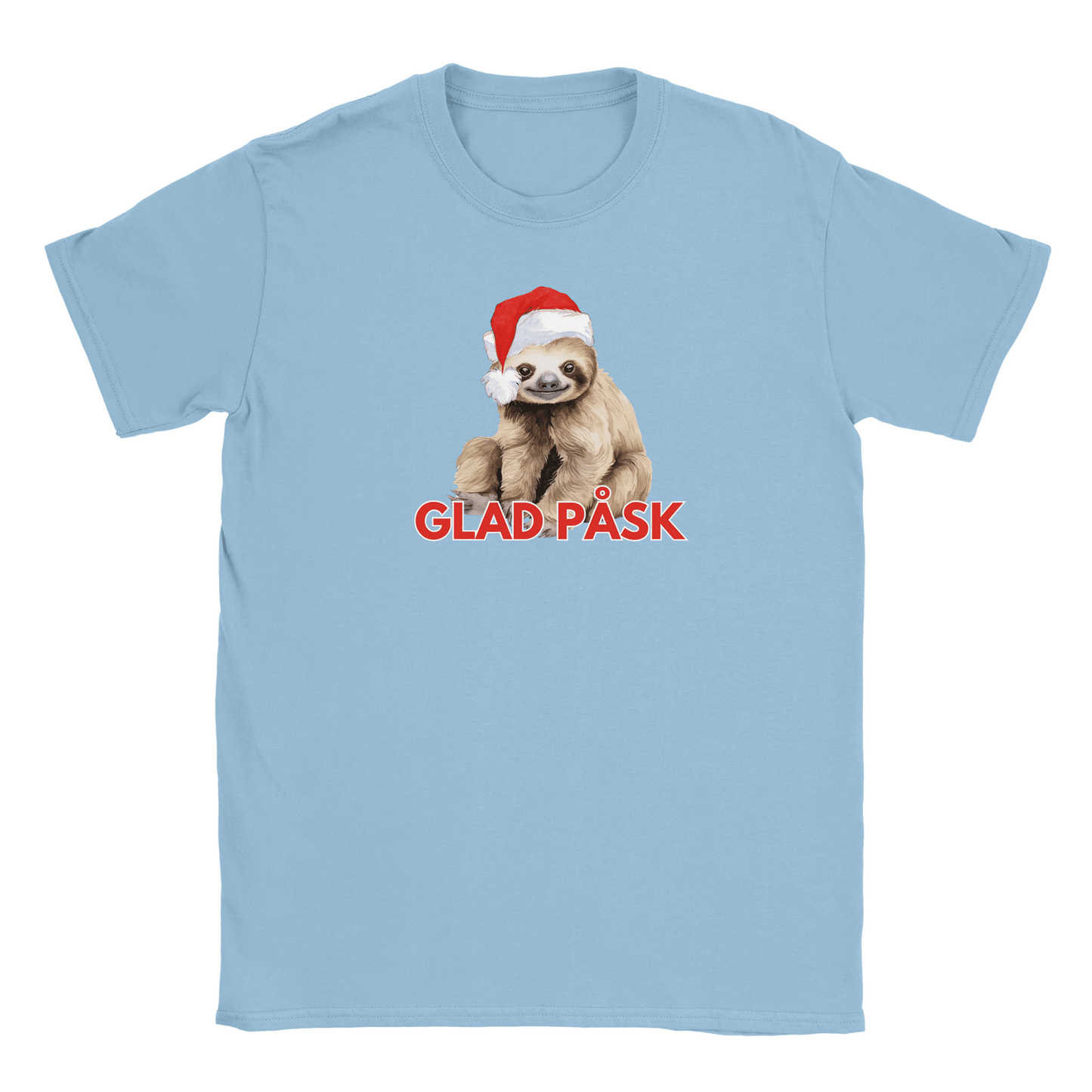 Sengångarens God Jul - T-shirt Ljusblå
