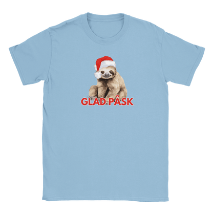 Sengångarens God Jul - T-shirt Ljusblå