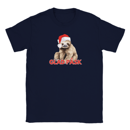 Sengångarens God Jul - T-shirt Marinblå