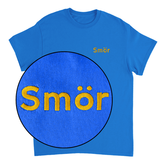 Smör - T-shirt med brodyr 
