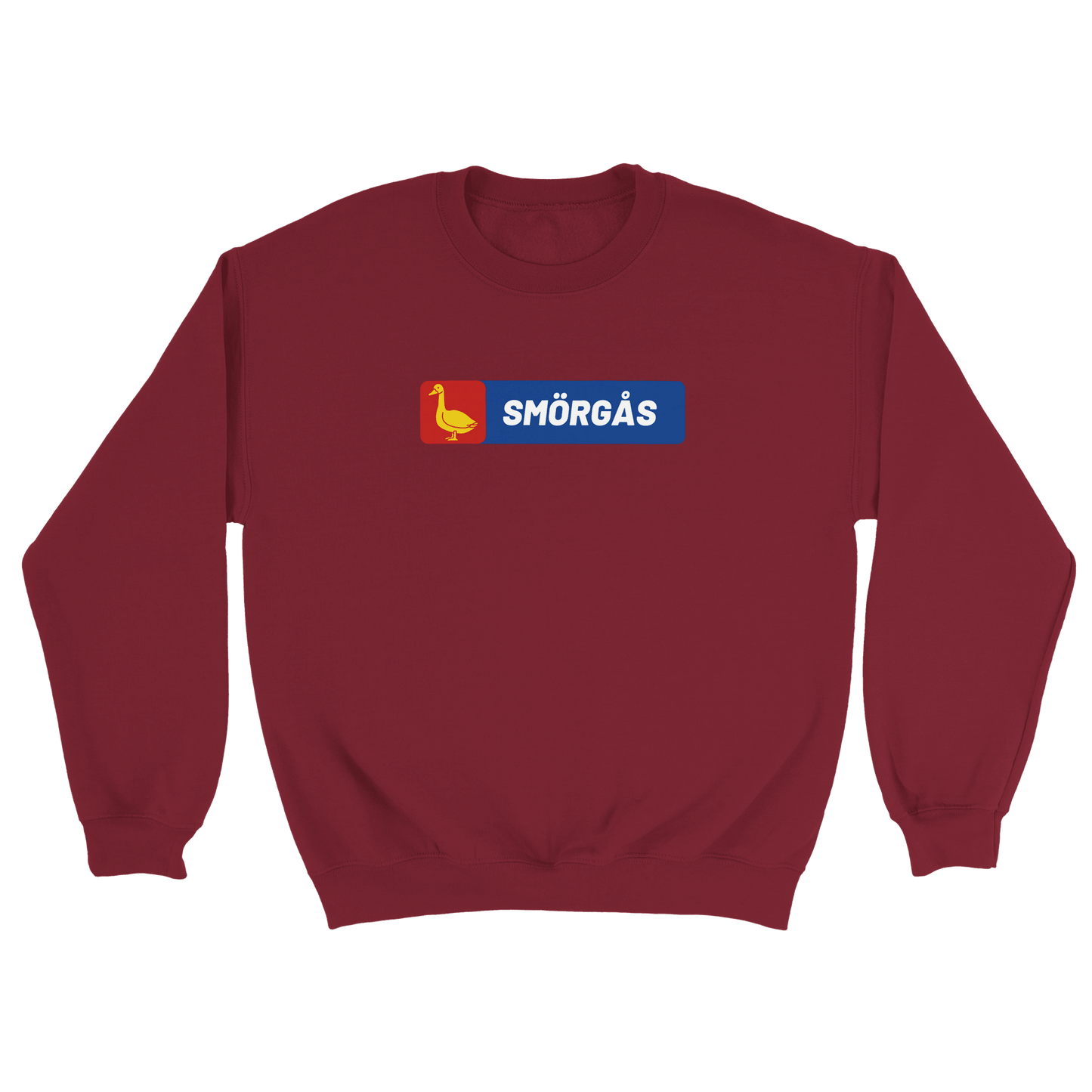 Smörgås - Sweatshirt Mörkröd