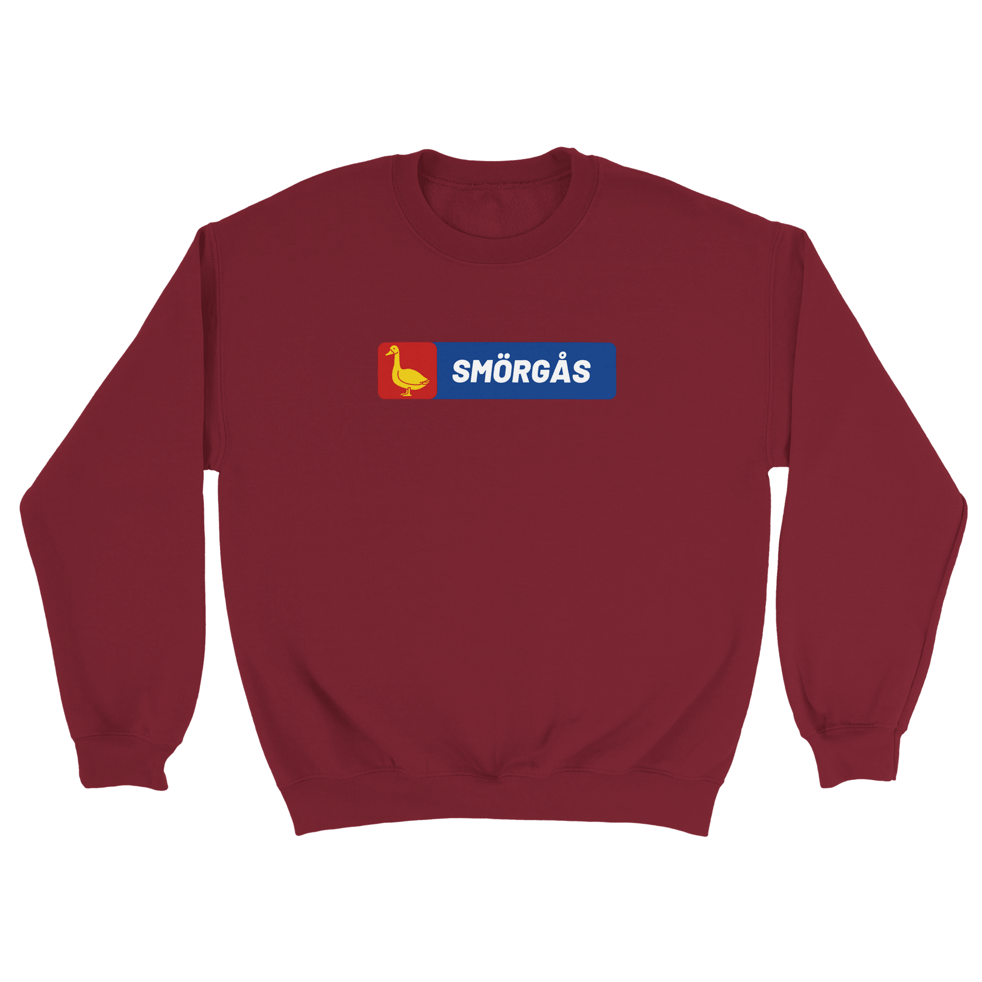 Smörgås - Sweatshirt Mörkröd