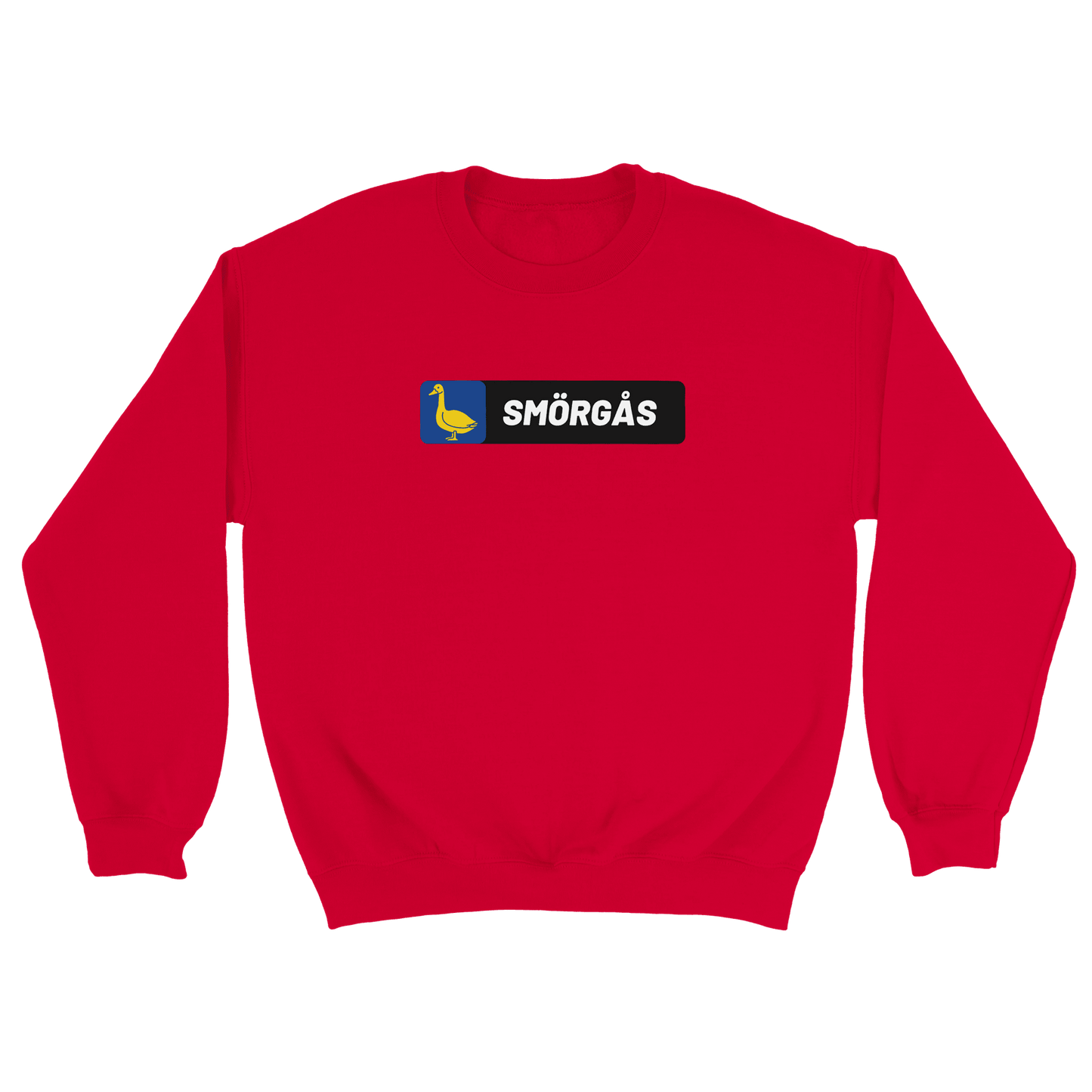 Smörgås - Sweatshirt Röd