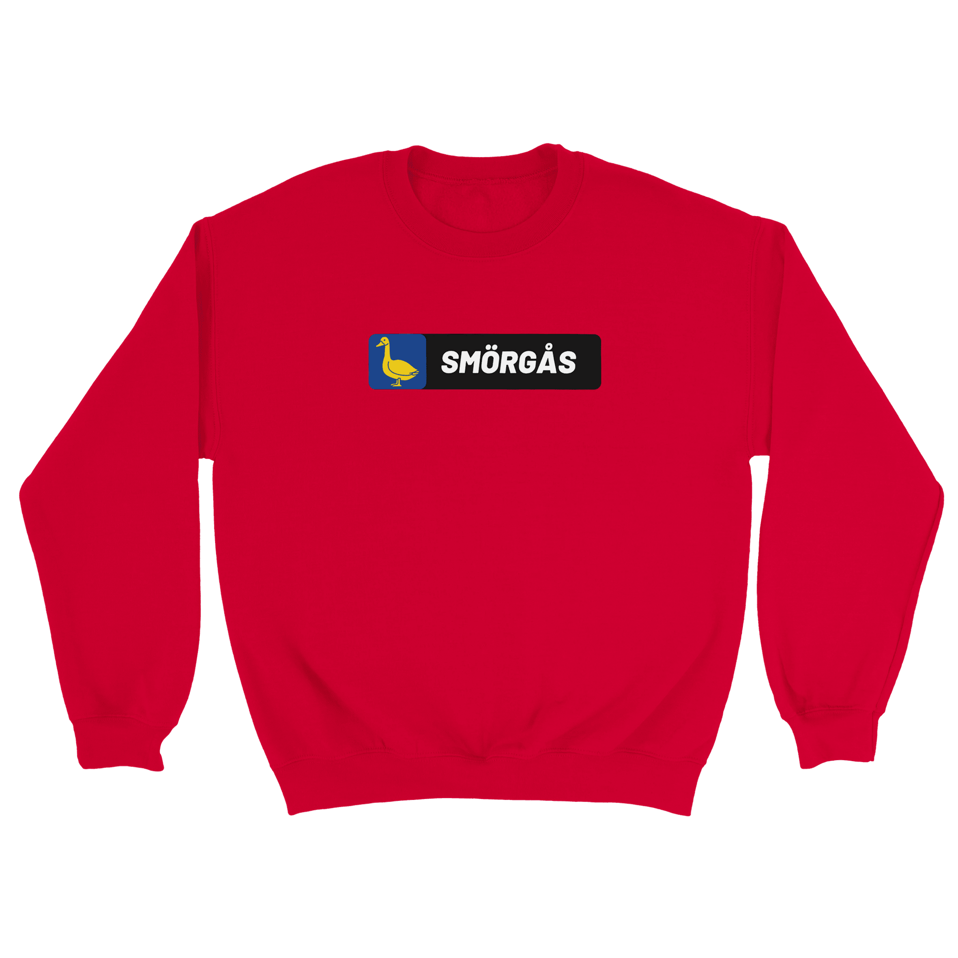 Smörgås - Sweatshirt Röd
