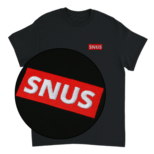 Snus - T-shirt med brodyr 