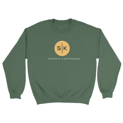 Spaghetti och köttfärssås - Sweatshirt Militärgrön