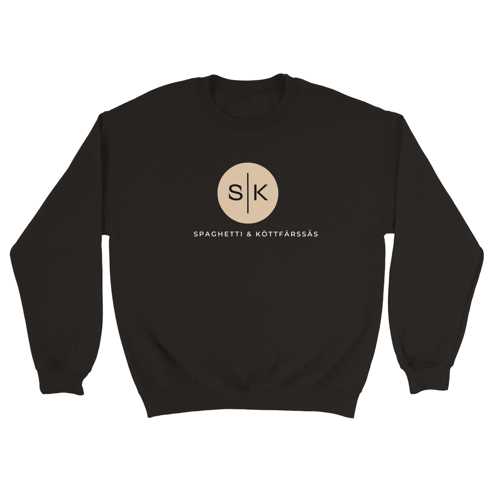 Spaghetti och köttfärssås - Sweatshirt Svart