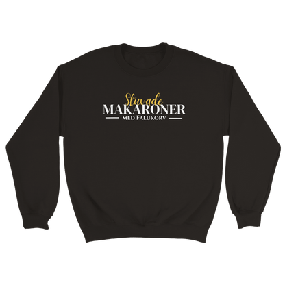 Stuvade makaroner med falukorv - Sweatshirt Svart