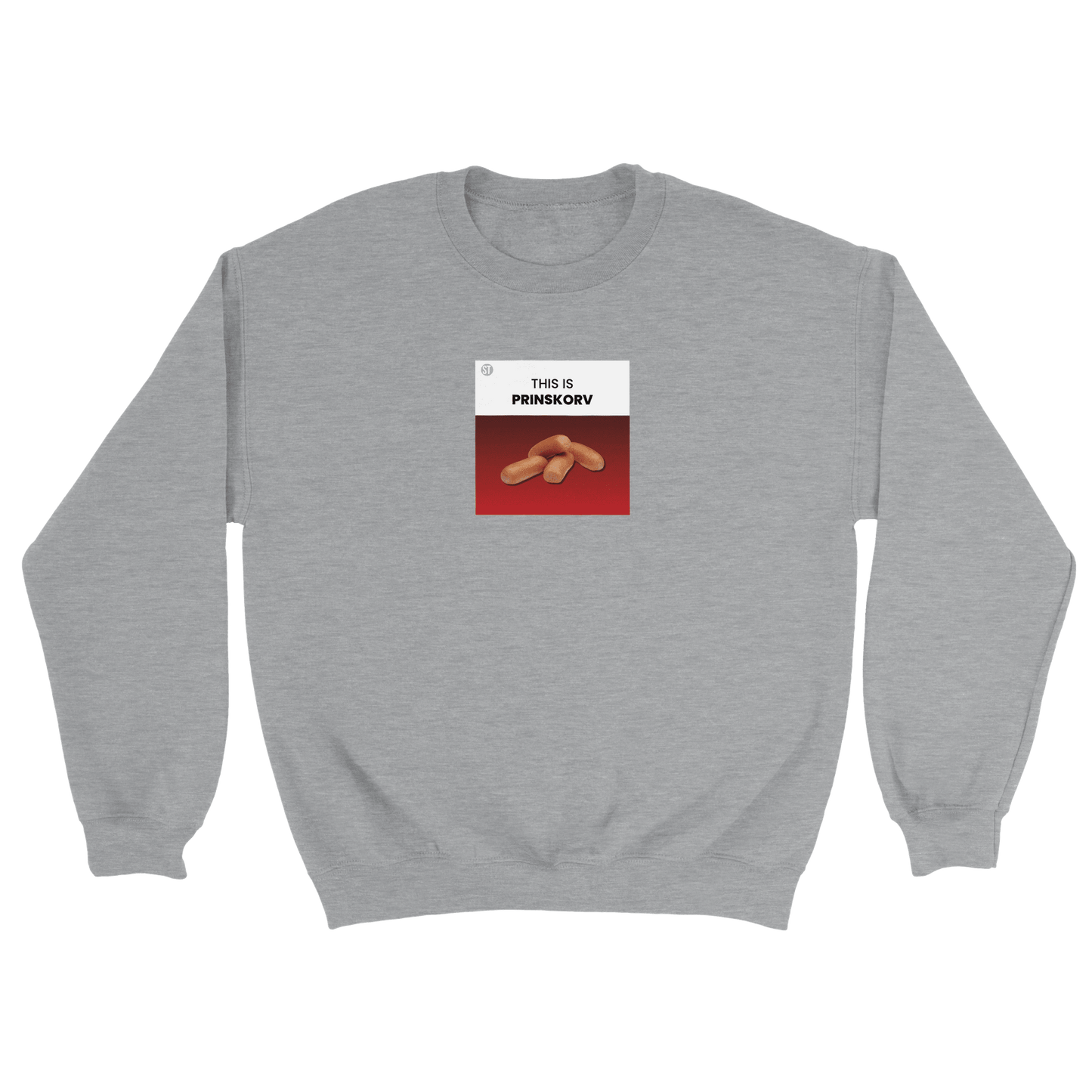 This is Prinskorv - Sweatshirt Grå