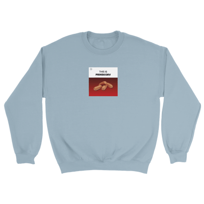 This is Prinskorv - Sweatshirt Ljusblå