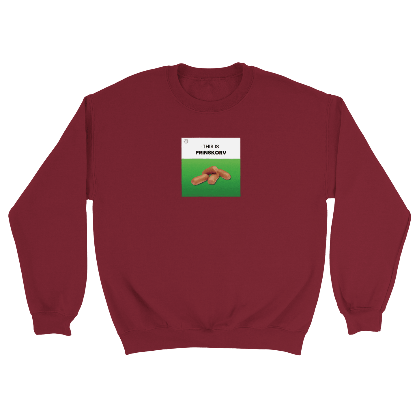 This is Prinskorv - Sweatshirt Mörkröd