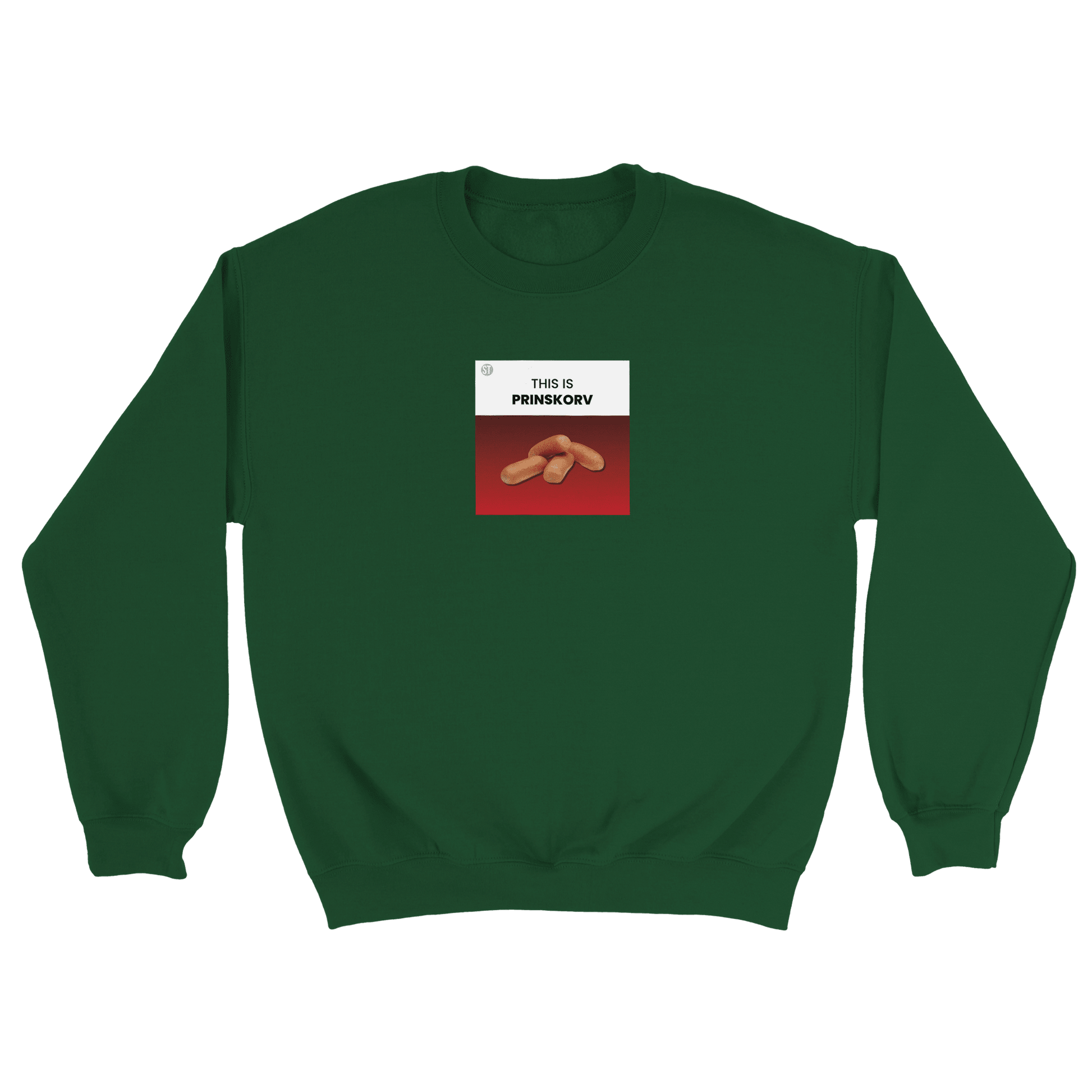 This is Prinskorv - Sweatshirt Mossgrön