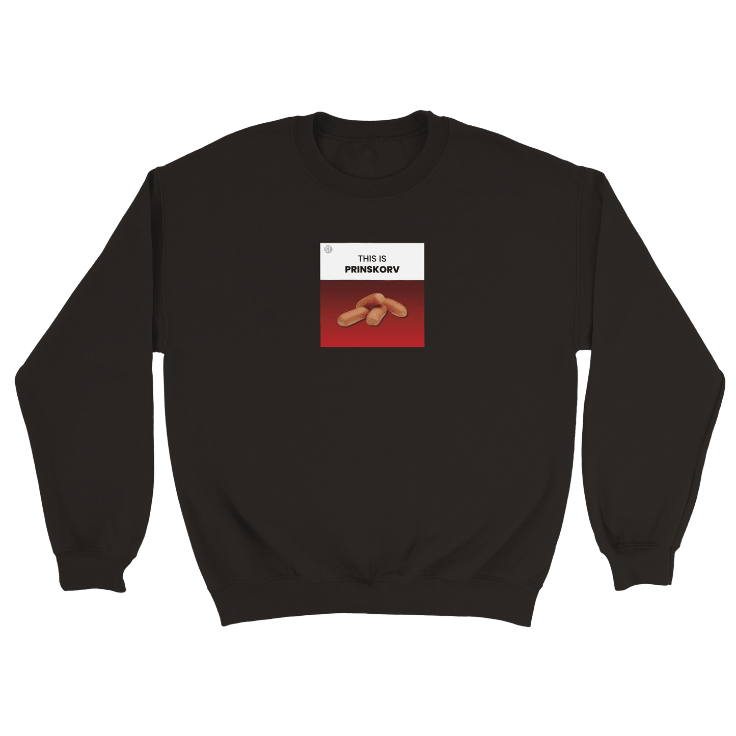 This is Prinskorv - Sweatshirt Svart