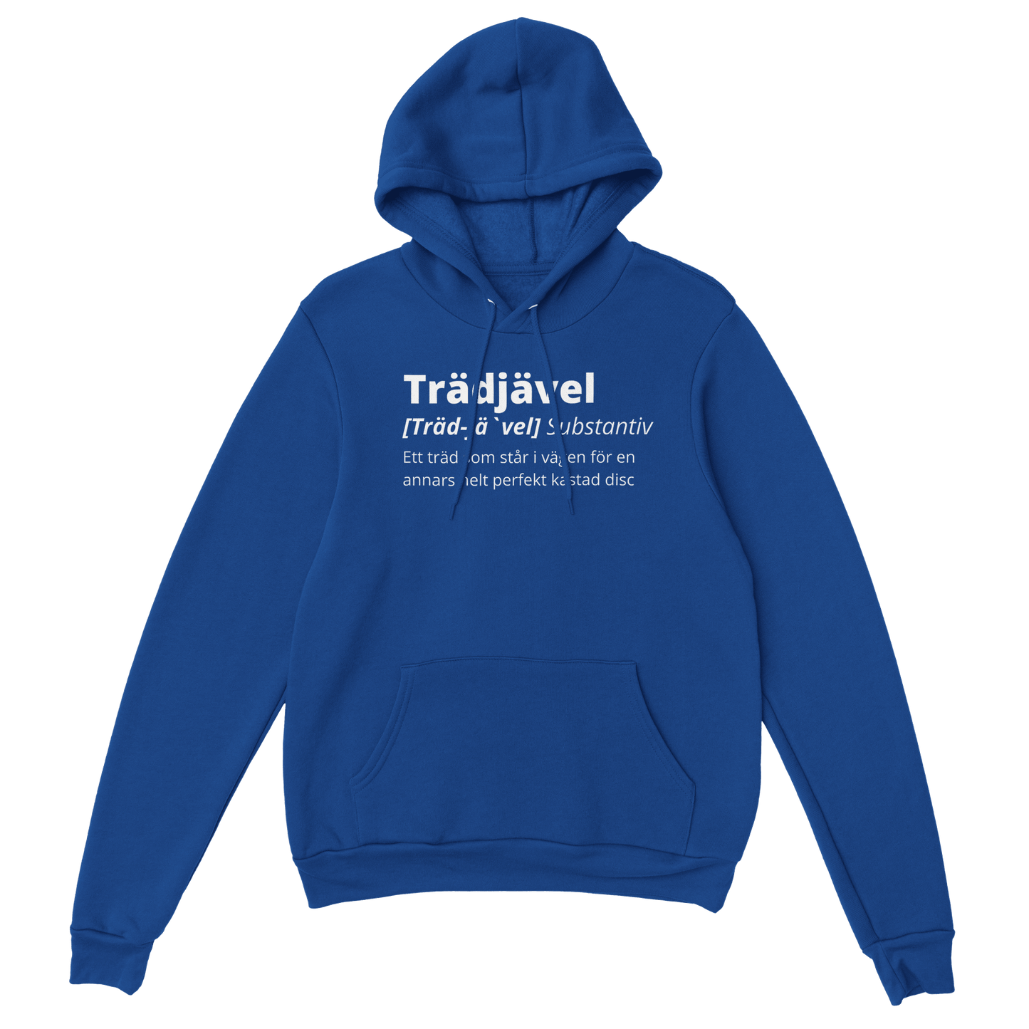 Trädjävel Discgolf - Hoodie Blå