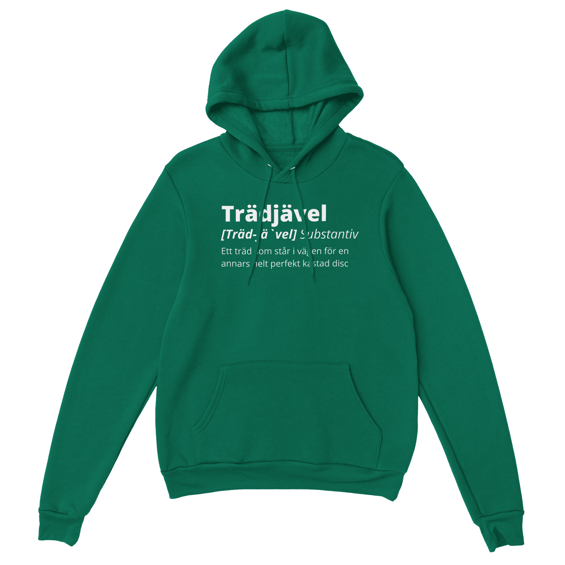 Trädjävel Discgolf - Hoodie Grön