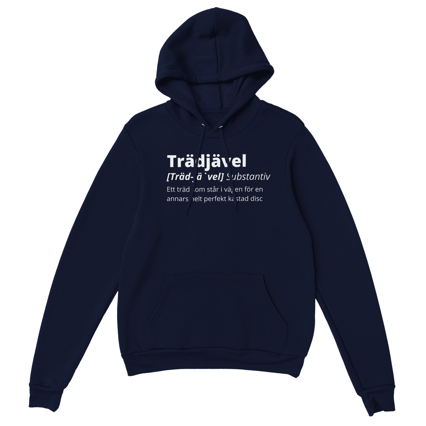 Trädjävel Discgolf - Hoodie Marinblå