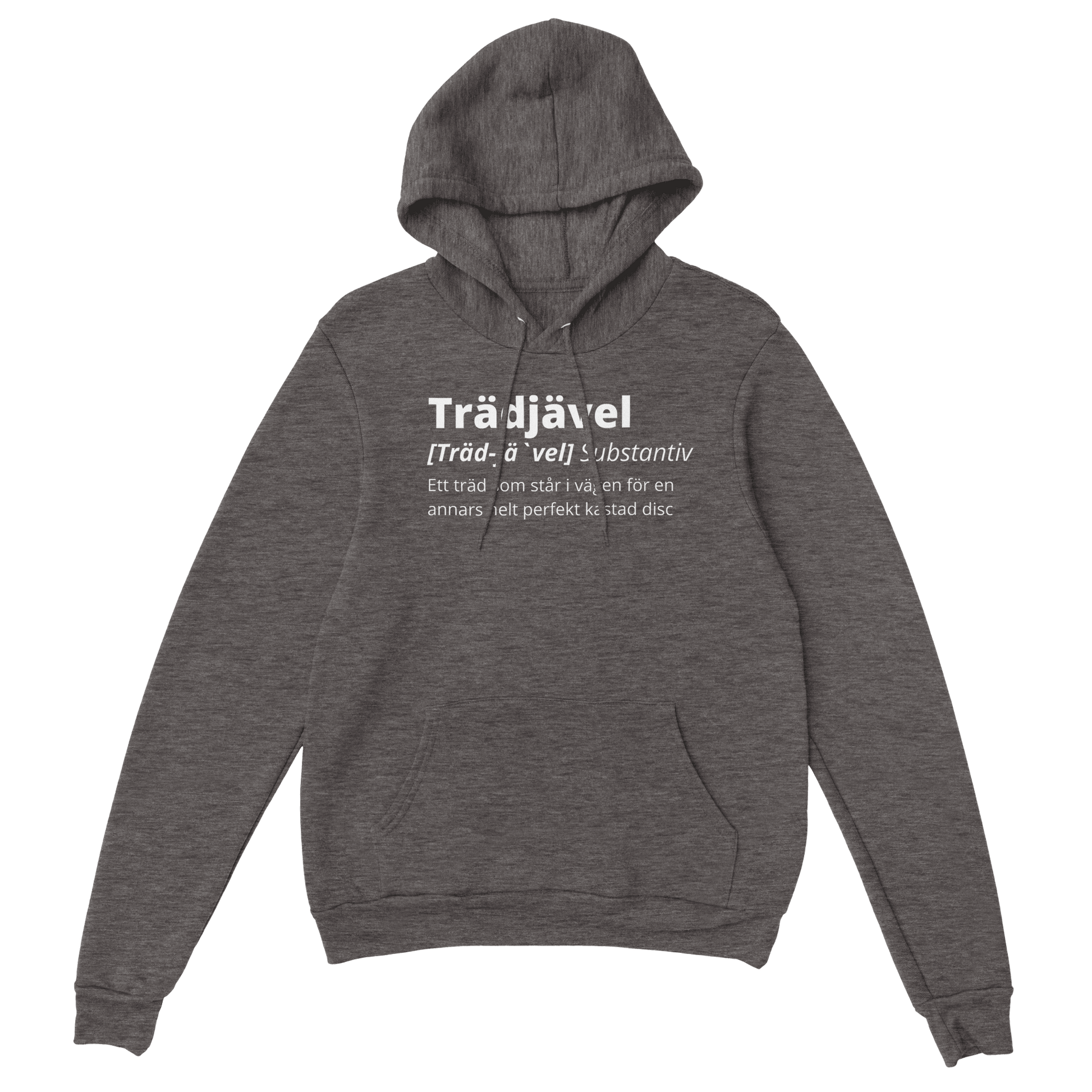 Trädjävel Discgolf - Hoodie Mörkgrå