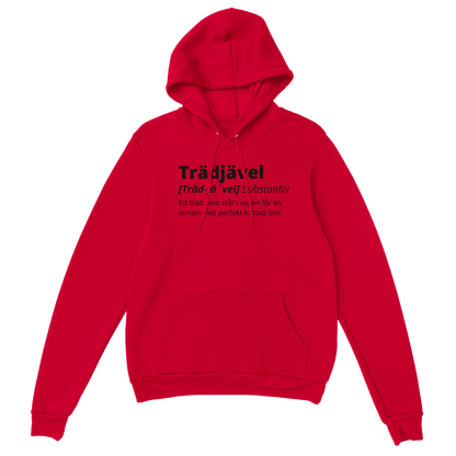 Trädjävel Discgolf - Hoodie Röd