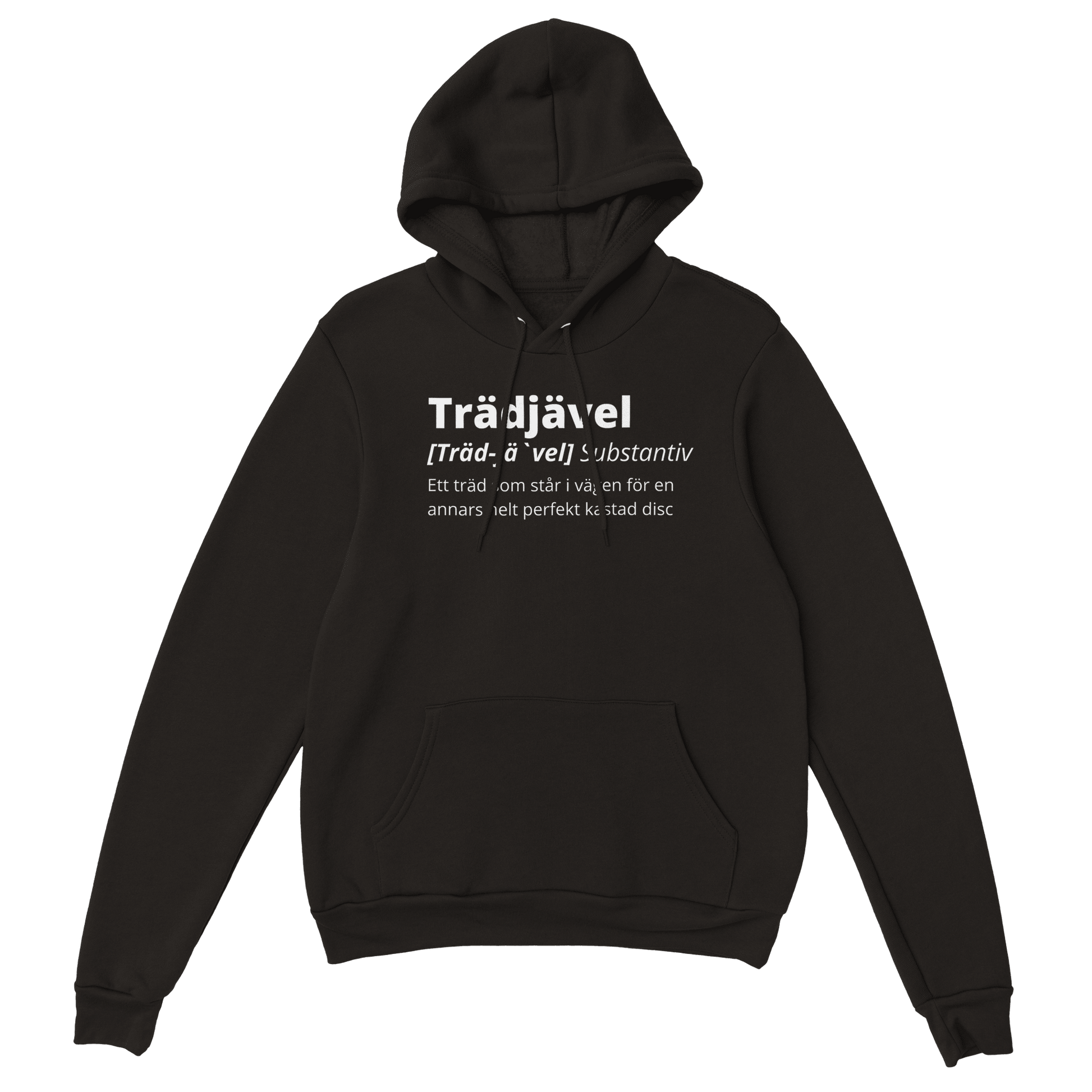 Trädjävel Discgolf - Hoodie Svart