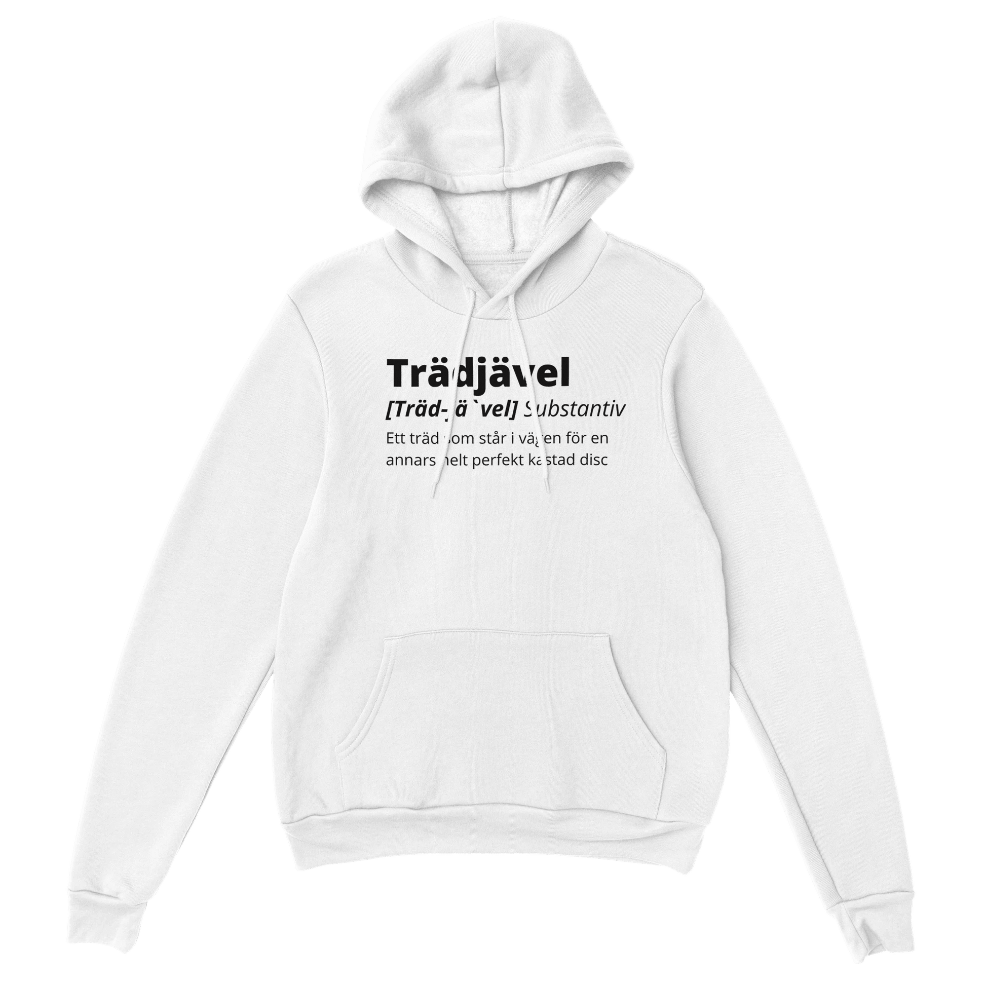 Trädjävel Discgolf - Hoodie Vit