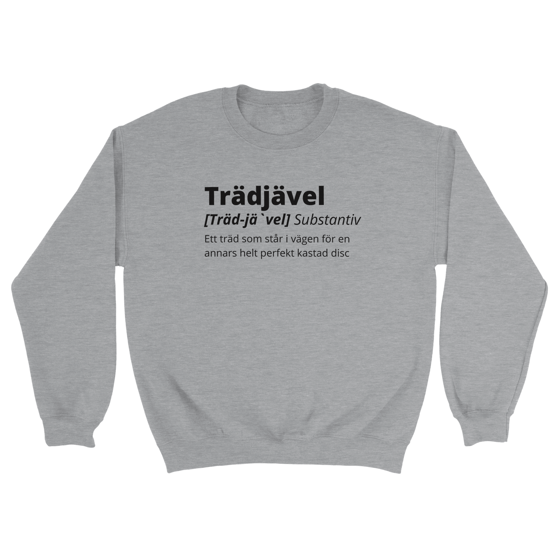 Trädjävel Discgolf - Sweatshirt Grå