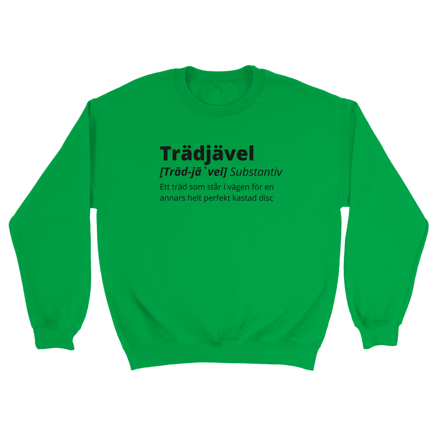 Trädjävel Discgolf - Sweatshirt Grön