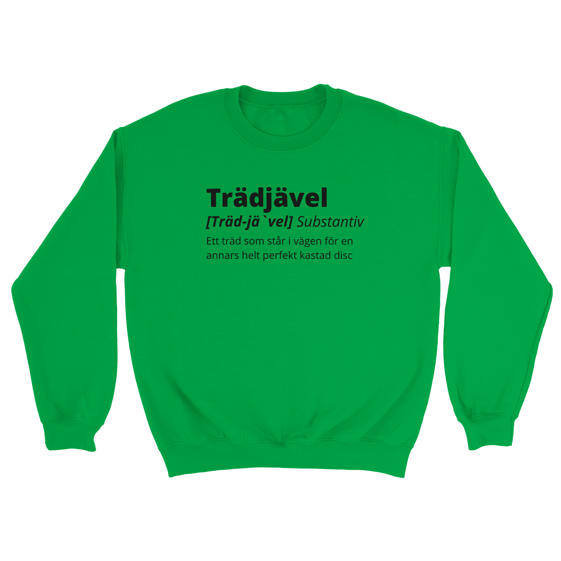 Trädjävel Discgolf - Sweatshirt Grön