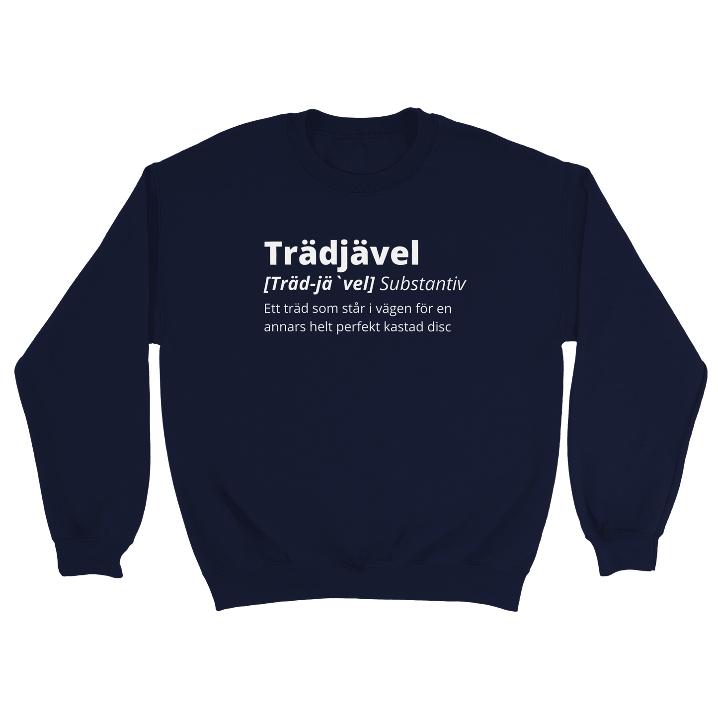 Trädjävel Discgolf - Sweatshirt Marinblå