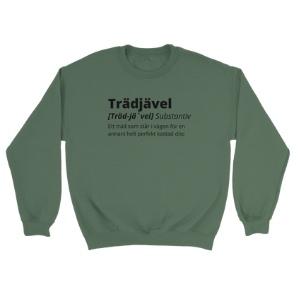 Trädjävel Discgolf - Sweatshirt Militärgrön