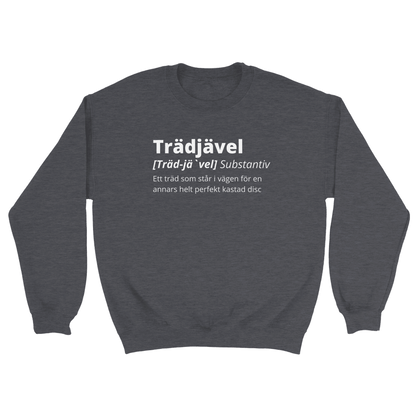 Trädjävel Discgolf - Sweatshirt Mörkgrå
