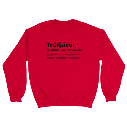 Trädjävel Discgolf - Sweatshirt Röd