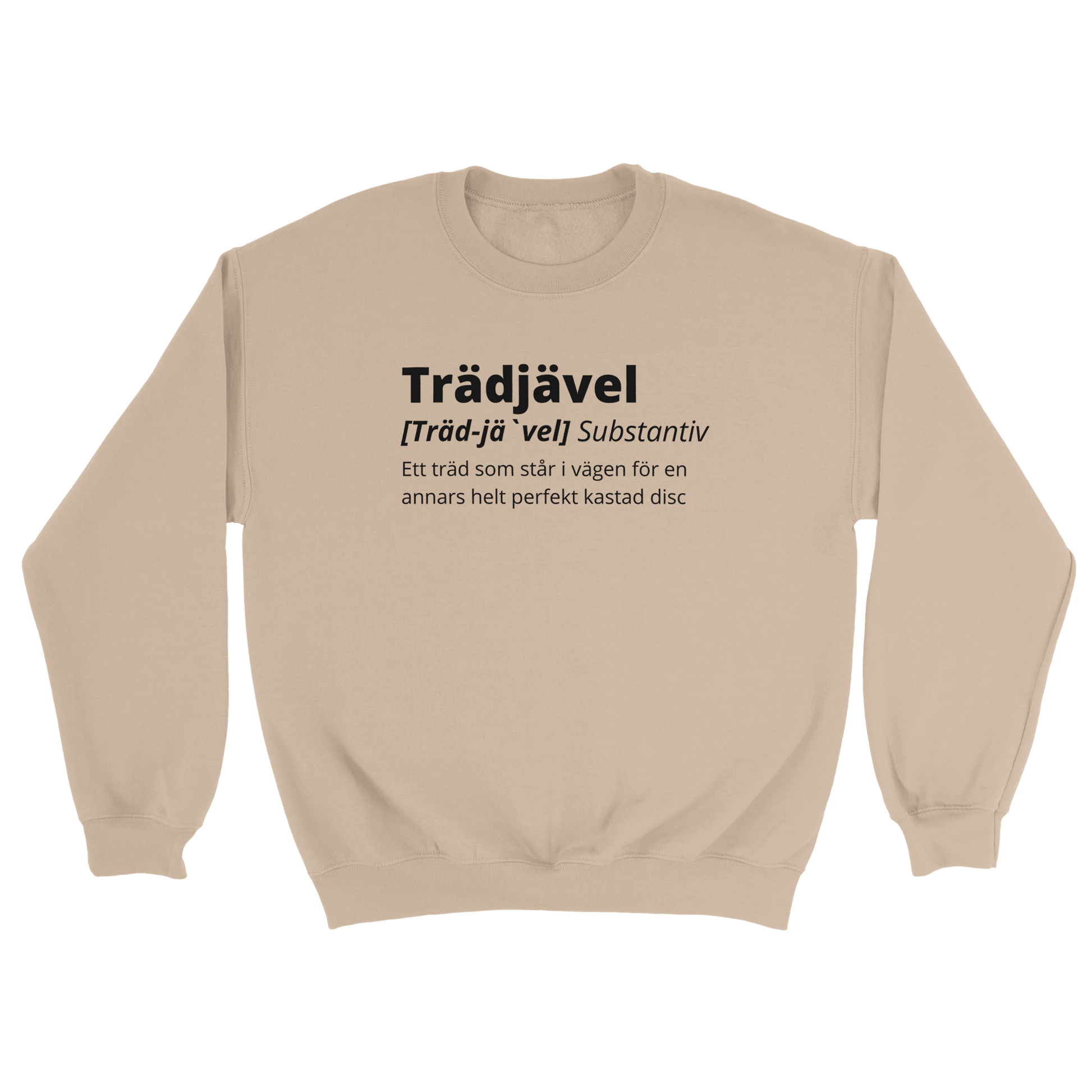 Trädjävel Discgolf - Sweatshirt Sand