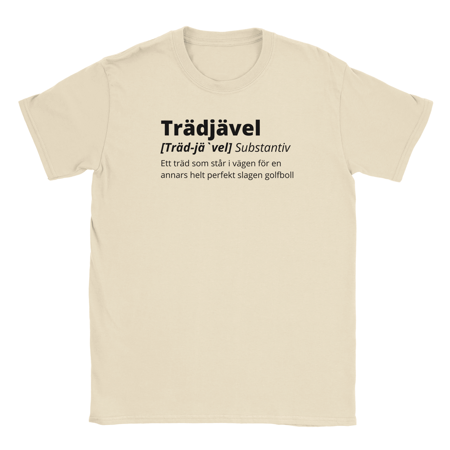 Trädjävel Golf - T-shirt Beige