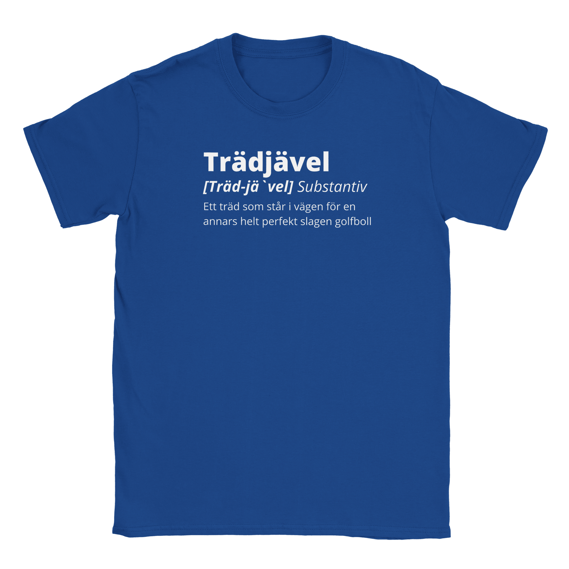 Trädjävel Golf - T-shirt Blå