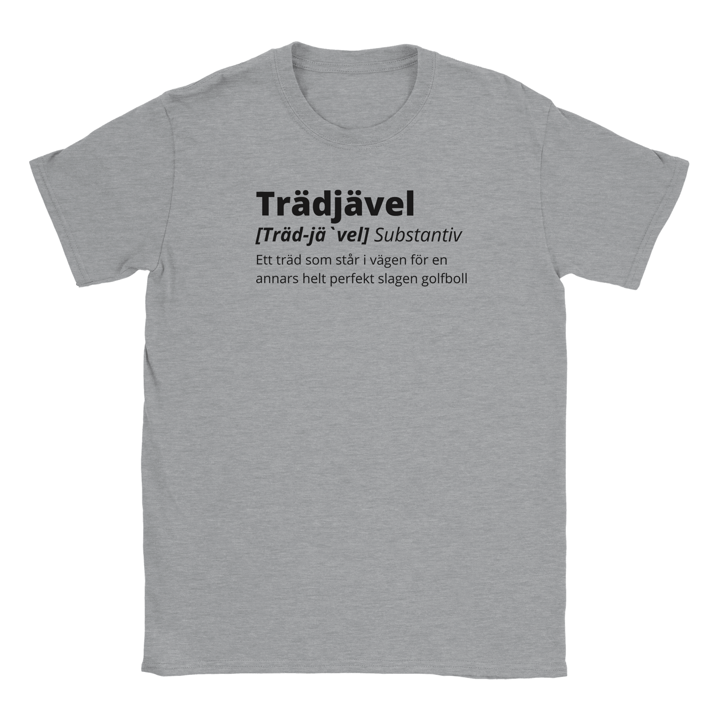 Trädjävel Golf - T-shirt Grå