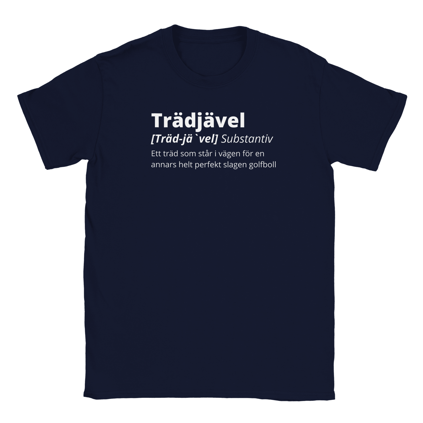 Trädjävel Golf - T-shirt Marinblå