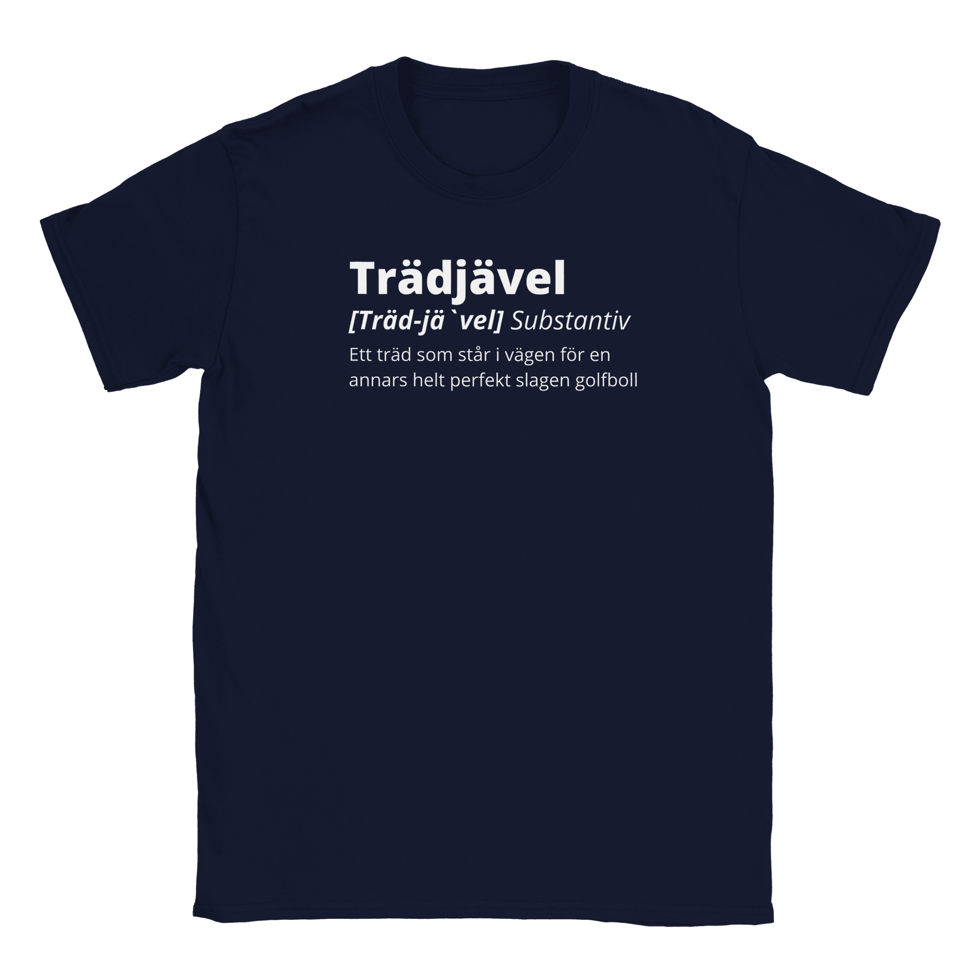 Trädjävel Golf - T-shirt Marinblå