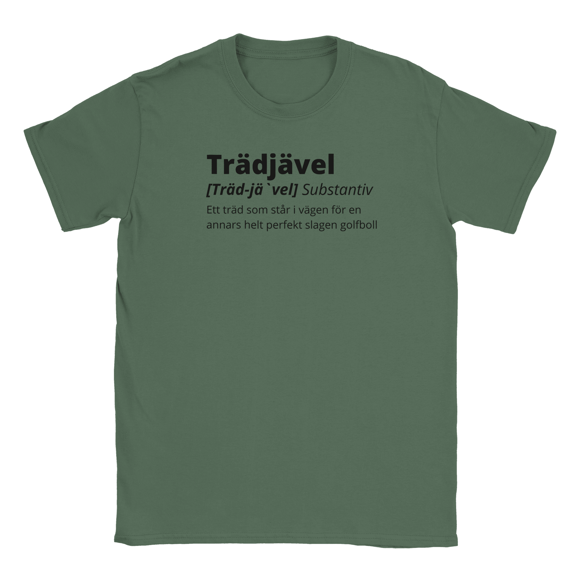 Trädjävel Golf - T-shirt Militärgrön