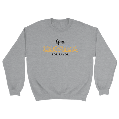 Una Cerveza Por Favor - Sweatshirt Grå