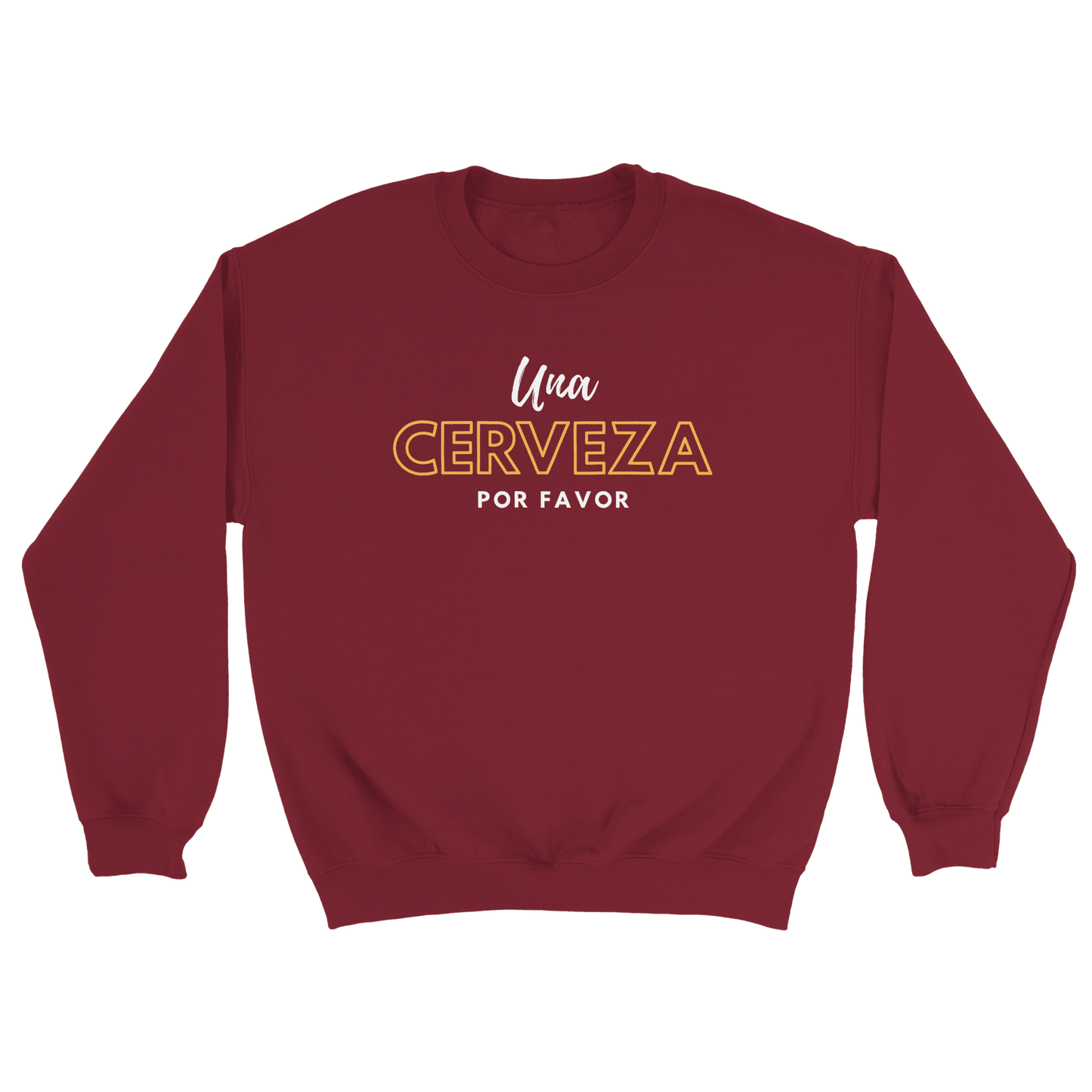 Una Cerveza Por Favor - Sweatshirt Mörkröd