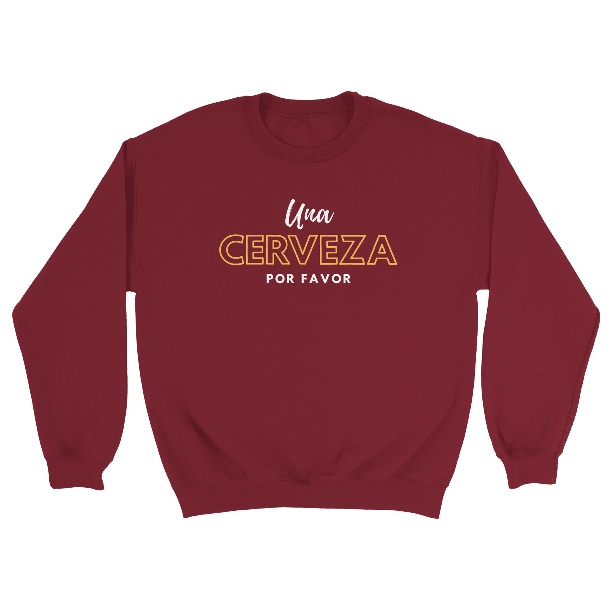 Una Cerveza Por Favor - Sweatshirt Mörkröd