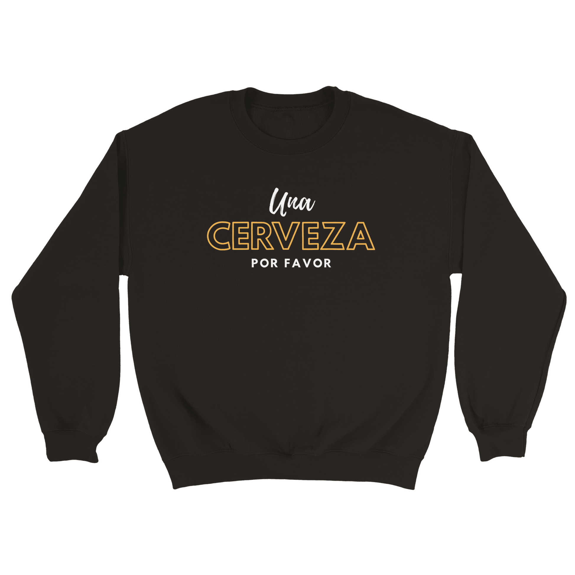 Una Cerveza Por Favor - Sweatshirt Svart